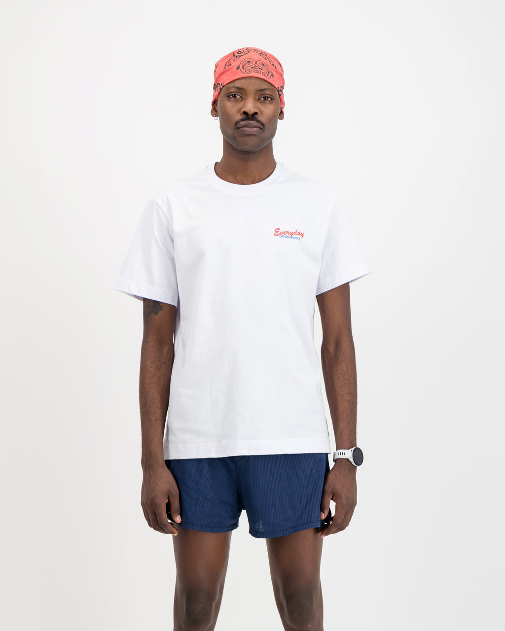 EVERYDAY - MENS SOLE COTTON TEE WHITE