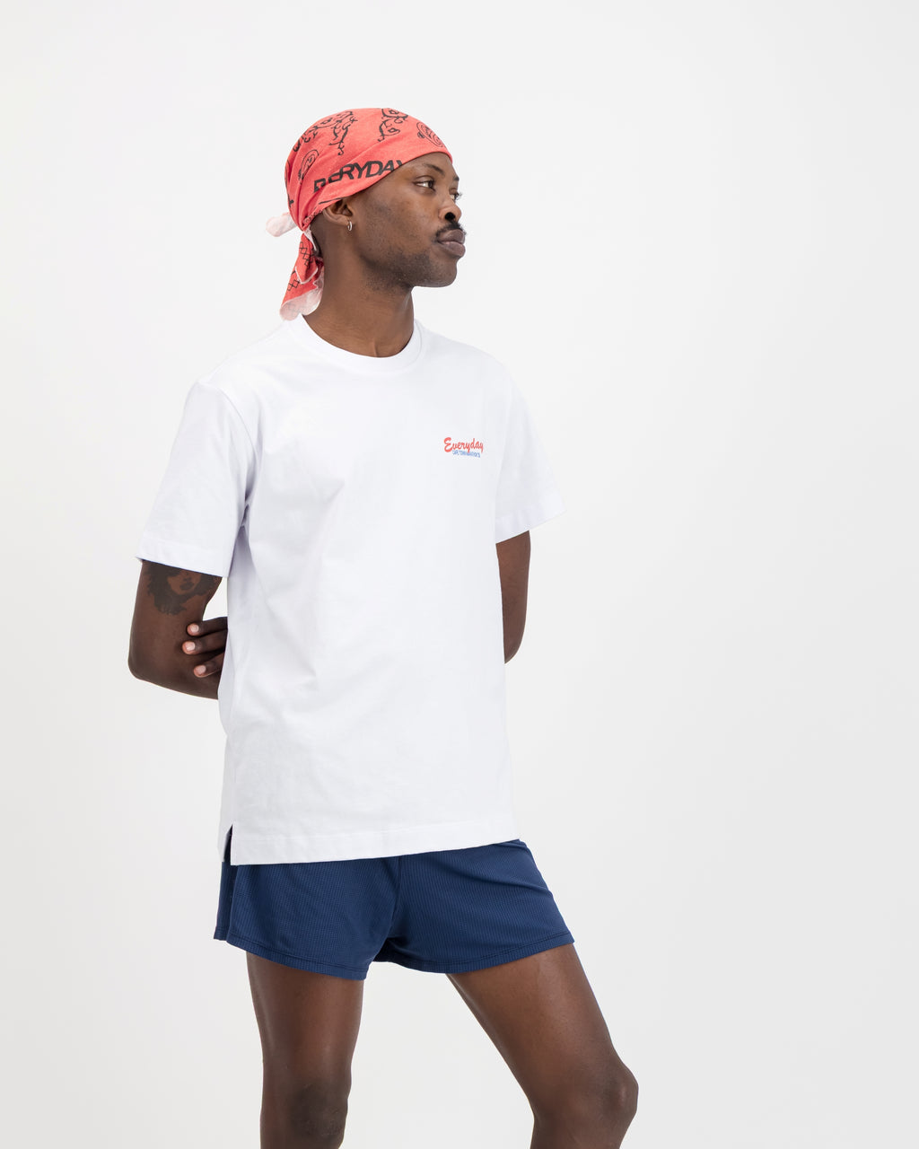 EVERYDAY - MENS SOLE COTTON TEE WHITE