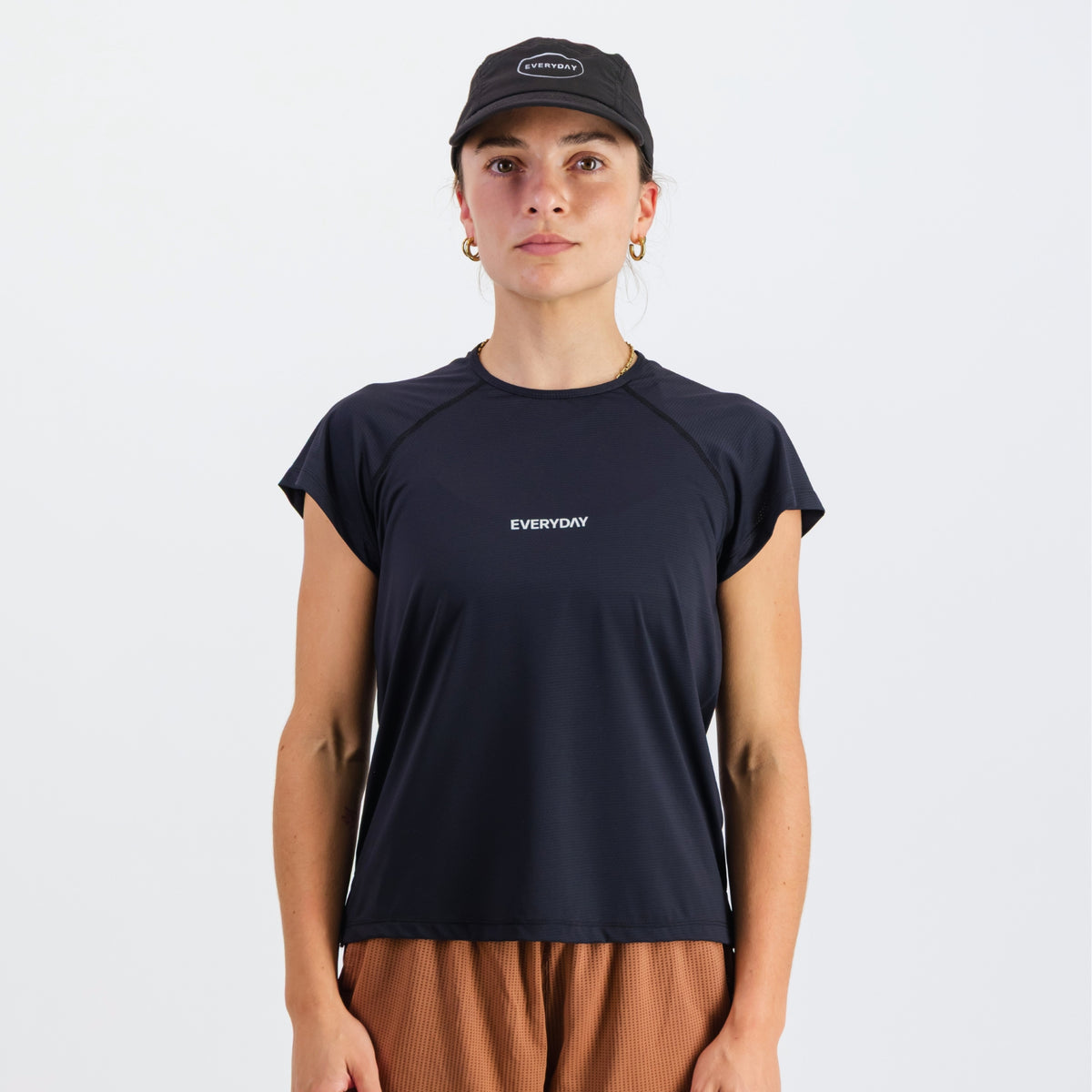 EVERYDAY - WOMENS BREZZA TEE BLACK