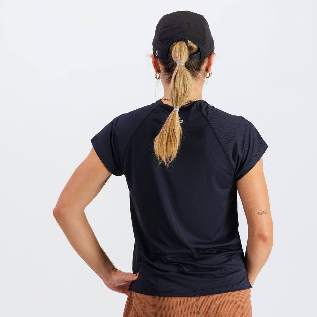 EVERYDAY - WOMENS BREZZA TEE BLACK