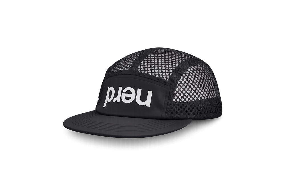 nerd Airhead Hat Black