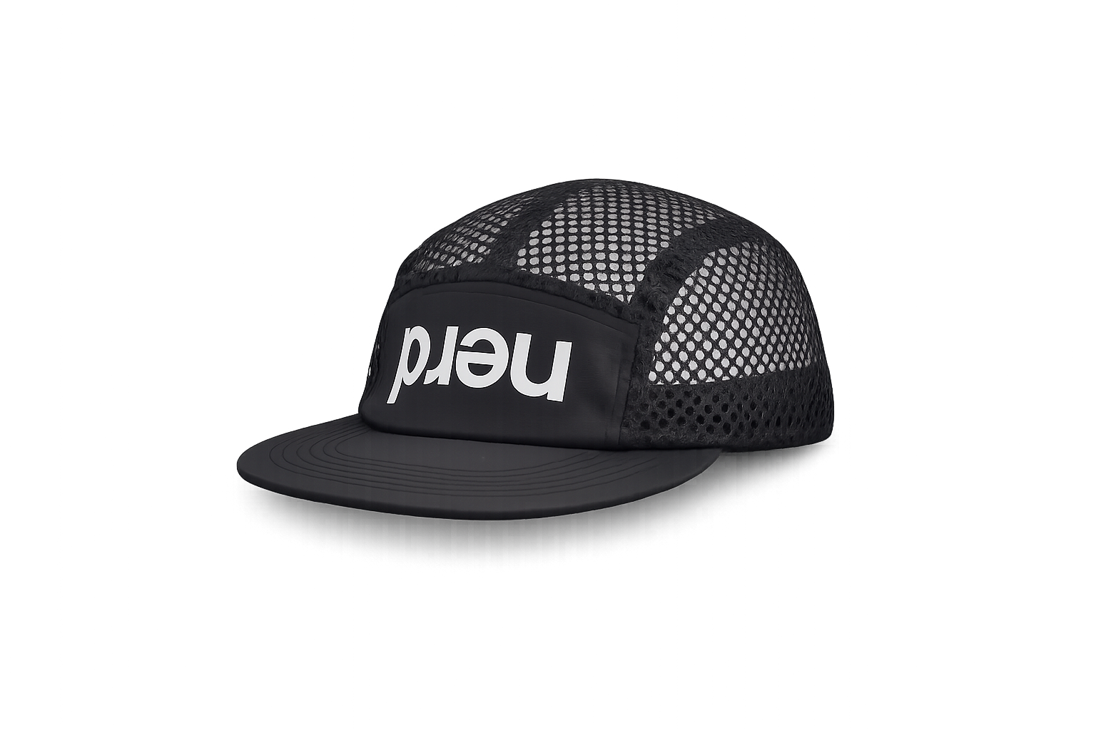 nerd Airhead Hat Black
