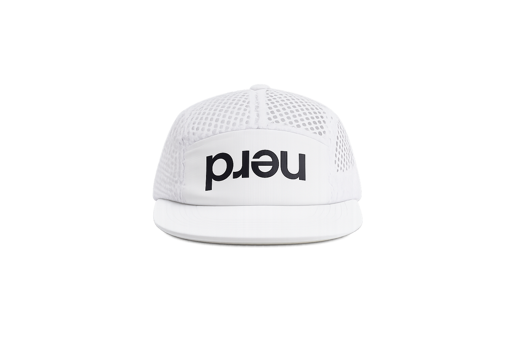 nerd Airhead Hat White