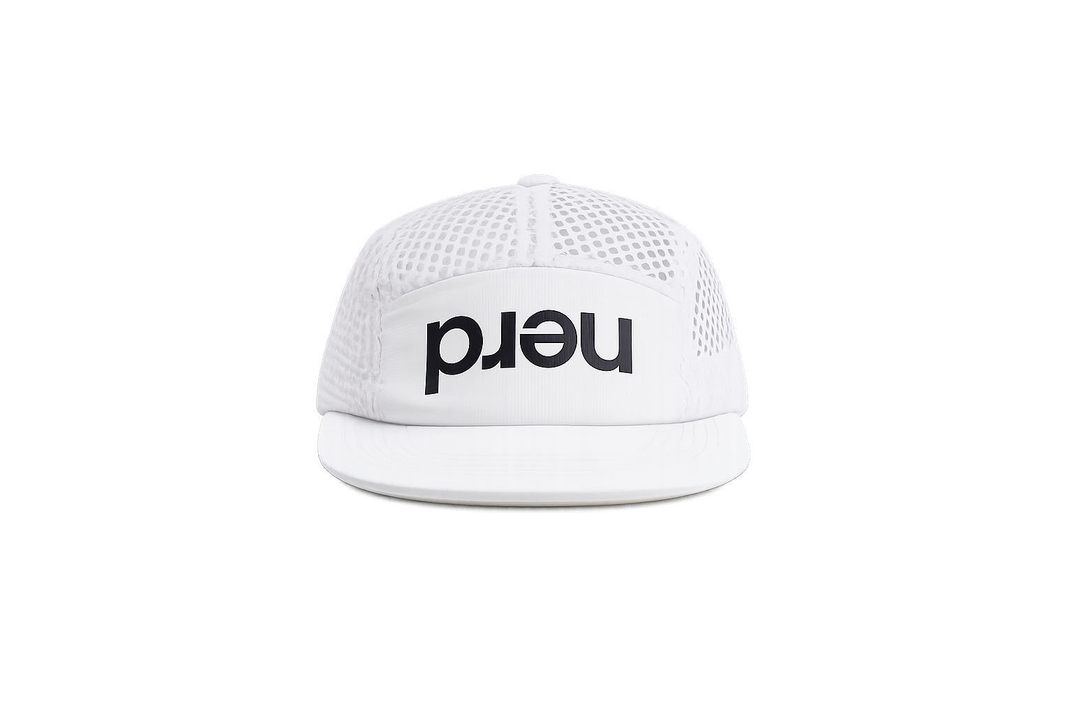 nerd Airhead Hat White